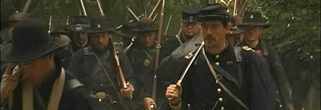Union Army marching